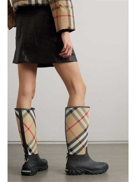 burberry duck boots|net a porter Burberry rain boots.